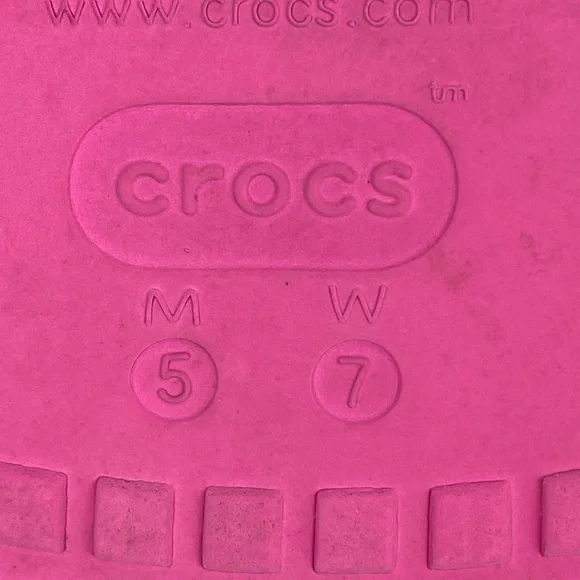 Crocs Classic Crush platform Sandal bold two-strap design.women’s size 7 Men 5 - Picture 10 of 12
